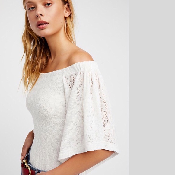Brand new Free People Off-the-shoulder Top NWT - Picture 2 of 6